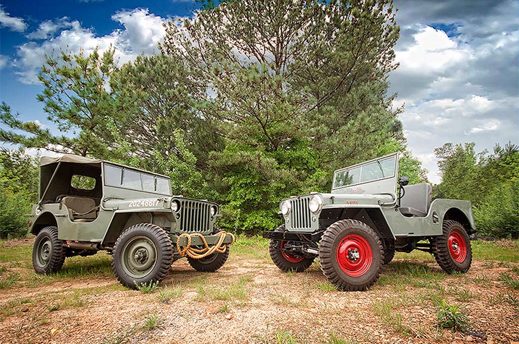 Civilian and Military Jeeps from the Omix ADA Jeep Collection